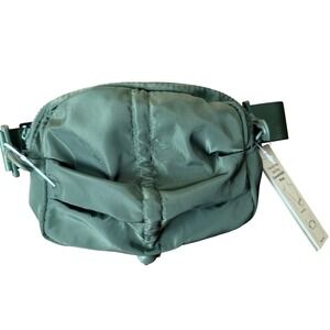No Boundaries Olive Green Belt Bag Convertible Crossbody Fanny Pack NEW